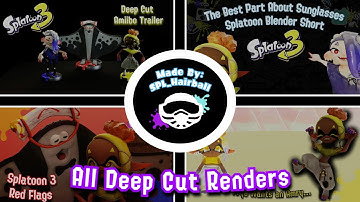 All Splatoon 3 Deep Cut Animations and Renders Made By SPL_Hairball