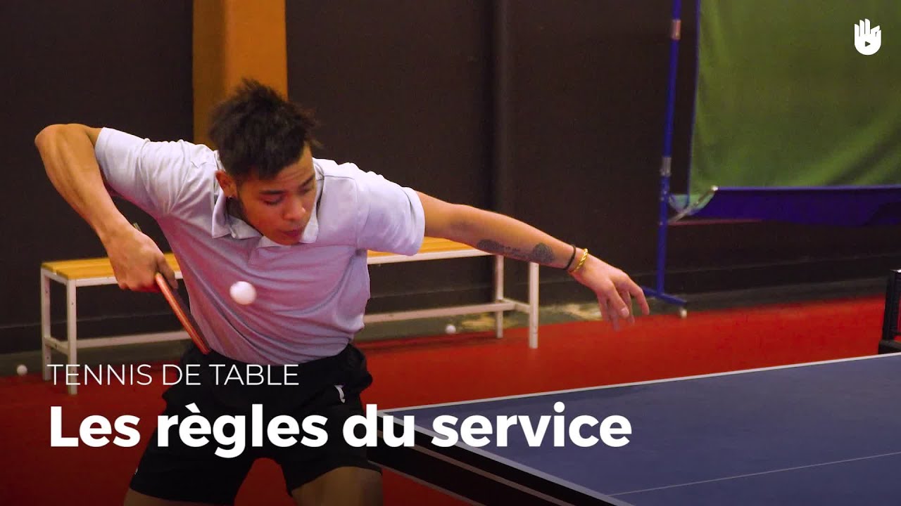 Apprendre les règles du service, avec Alexandre Cassin | Tennis de Table -  YouTube