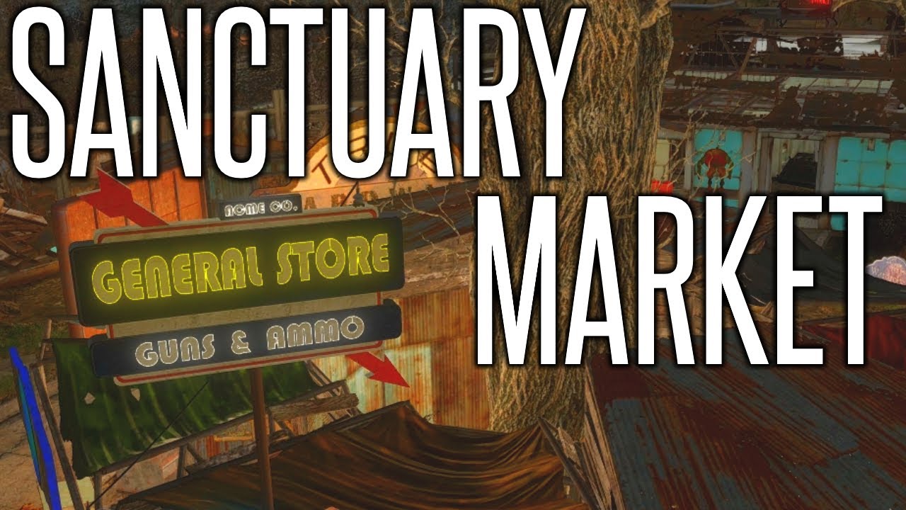 Fallout 4 Sanctuary Marketplace Build YouTube