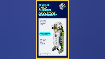 Is your child curious about how robots work?