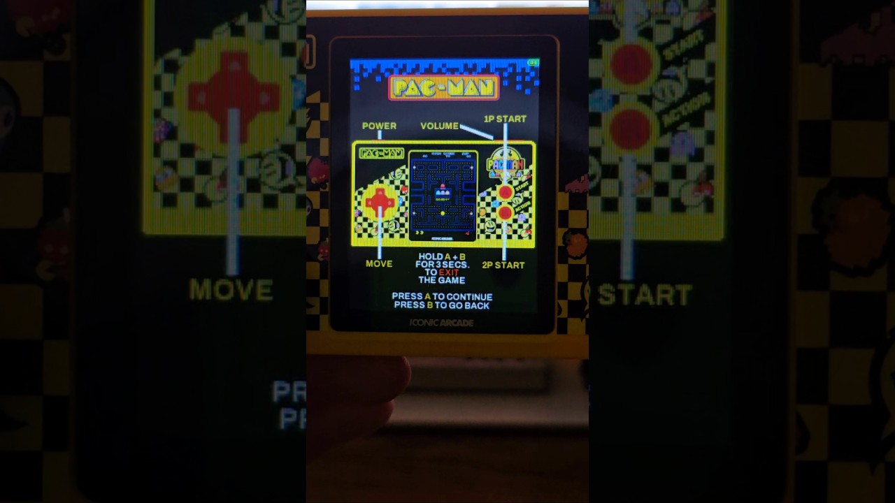 3in1 Pac Man handheld game 