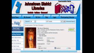 Downloading Audio Books using OverDrive