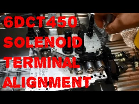 6DCT450 MPS6 Mechatronic Plate Align with Solenoid Terminals & Refit Valve Body In Car How To Do DIY