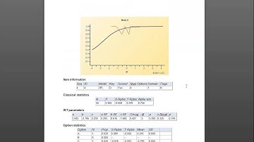 Interpreting Item Response Theory Analysis with Xcalibre