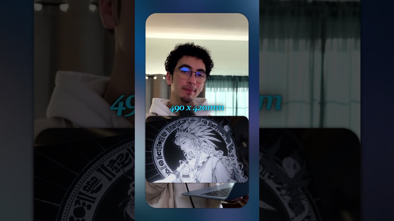 Компания Lamzu создала свой ПЕРВЫЙ СТЕКЛЯННЫЙ КОВРИК ДЛЯ МЫШИ: коврик для мыши Maya Glass 