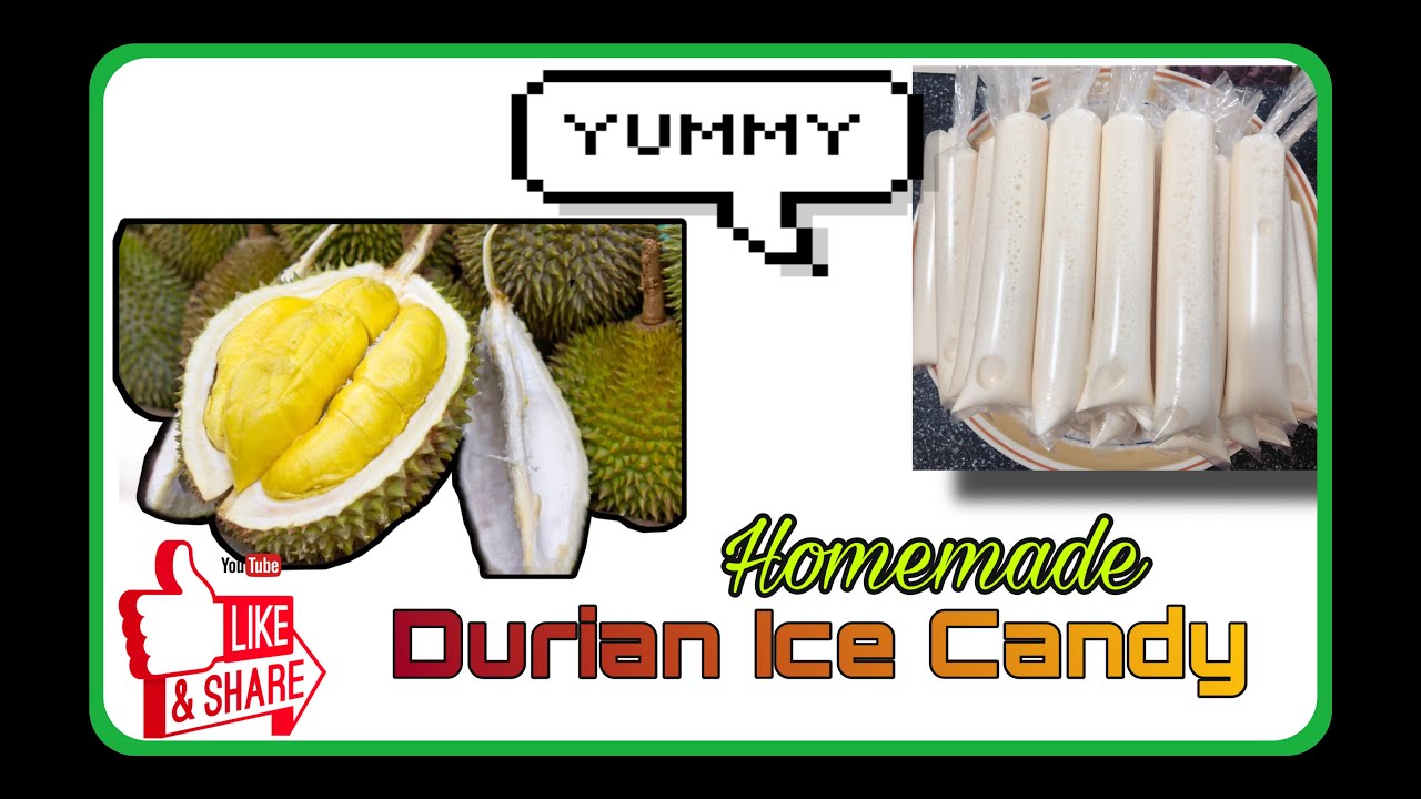 How to Make Ice Candy Durian Flavor || Davao Pride