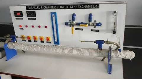 Heat Transfer Lab: Part-B: Parallel Flow & Counter Flow Heat Exchanger