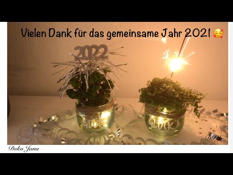 Video: DIY Silvester Tischdekoration