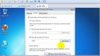 Client access internet by Firewall Client