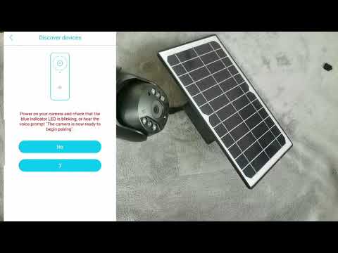 How to connect solar wireless dome camera to wifi and use ?