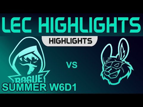 RGE vs MSF Highlights LEC Summer Season 2022 W6D1 Rogue vs Misfits Gaming by Onivia