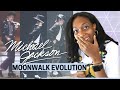 Did Michael Jackson's MOONWALK change through the years? Moonwalk Evolution | mjfangirl reaction