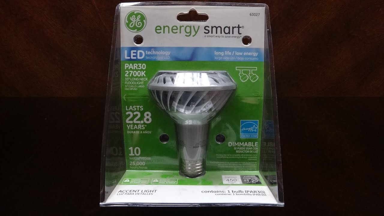 GE 10watt LED PAR30 Flood Light Bulb