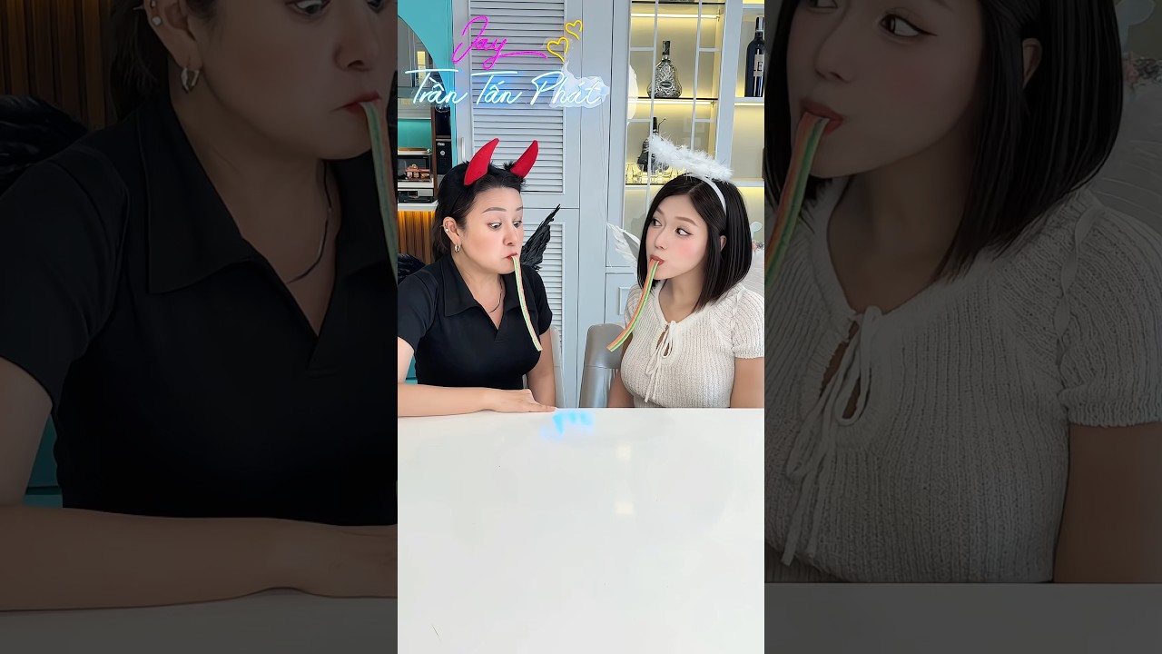 This Marshmallow Kiss Looks Cute… or CRINGE? 😳💋🍡