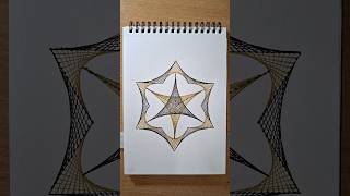 Mesmerizing String Art Geometry ✨ Easy Step-by-Step Tutorial | Satisfying Design