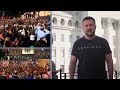 Зеленский обратился к участникам митинга в Грузии: Действуйте, и мы вам поможем!