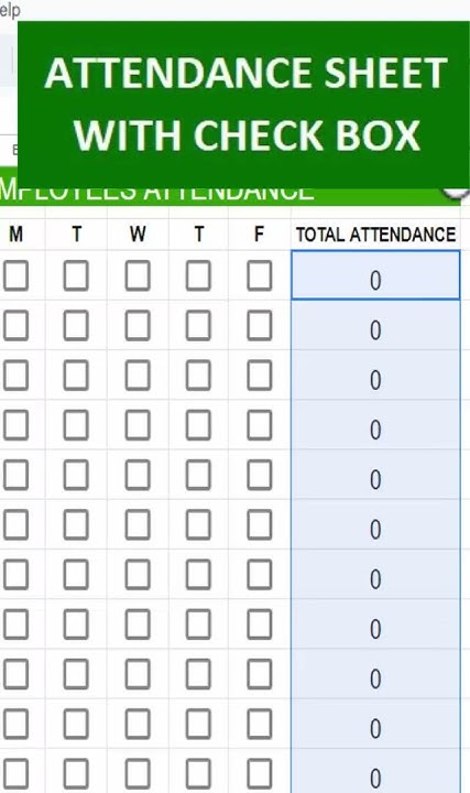 attendance-sheet-with-check-box-in-google-sheet-youtube