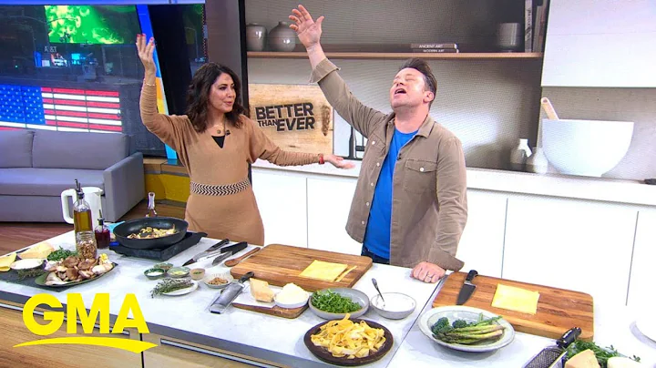 Jamie Oliver shares budget-friendly recipe for garlic mushroom tagliatelle l GMA