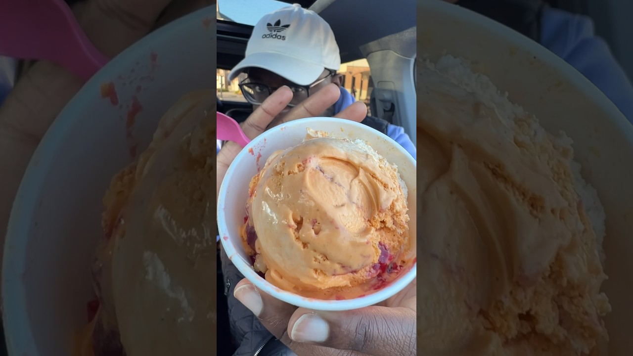 Thanksgiving Dinner Ice Cream from Baskin Robbins. 