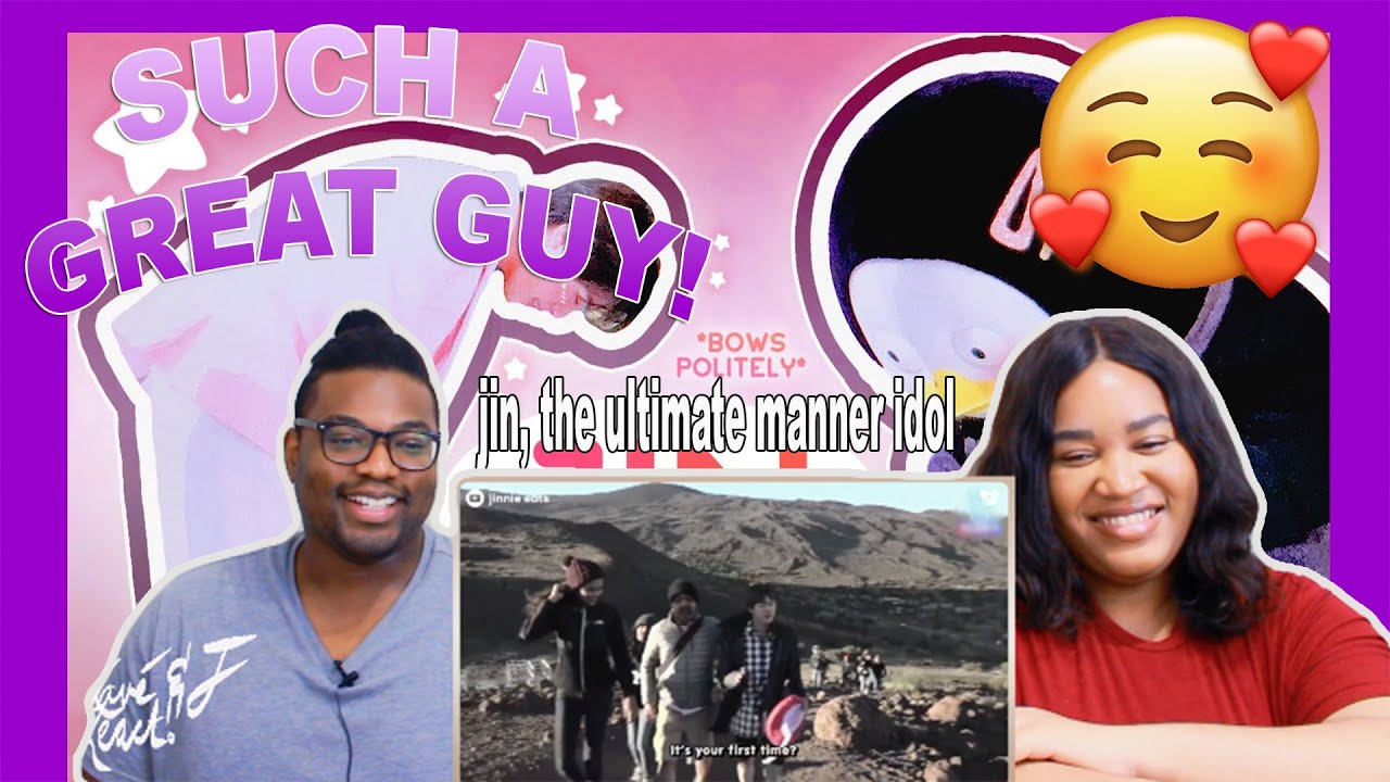 Jin, the ultimate manner idol| REACTION