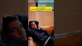 Alex Pereira outraged by the Aspinall vs Gane fight 😳 #ufcfight #reaction