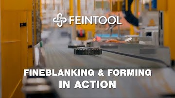 A Rare Look Inside Fineblanking & Forming in Action | Feintool