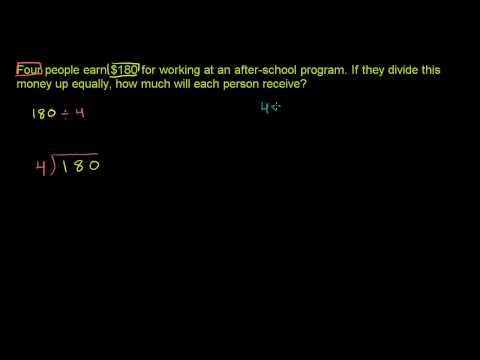Dividing Whole Numbers and Applications 2