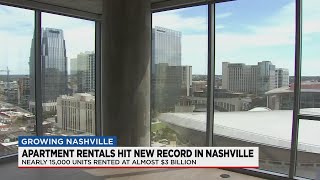 Nashville renting apartments at record prices