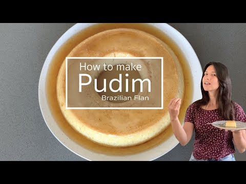 How To Make Pudim Brazilian Flan with Condensed Milk 