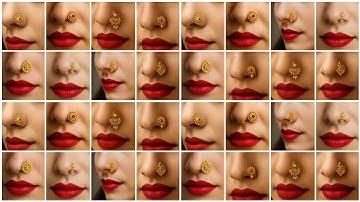 New Gold Nosepin Designs 2025 |  Latest Gold Nath | Gold Nose Ring/Nathni/Nathuniya/marathi nath