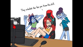 Ruby Gillman, Agatha And Chelsea Van Der Zee Fan Comics Ai Dub