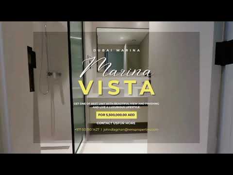 2 Bedroom apartment Marina Vista in Dubai Marina contact me to secured this unit!