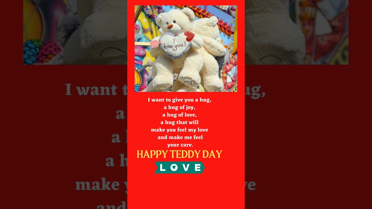 Happy Teddy Day Wishes Status | Happy Teddy Day Wishes for Husband | Boyfriend