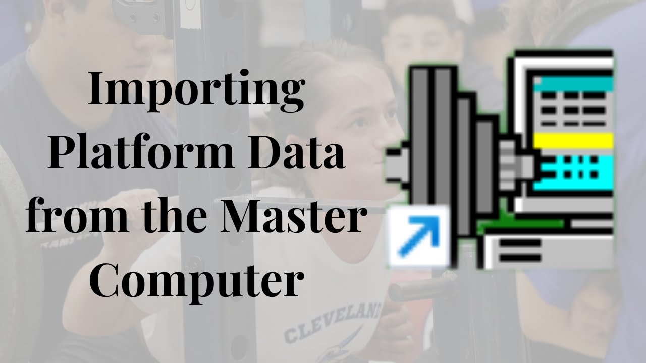 Importing Platform Data from the Master Computer - YouTube