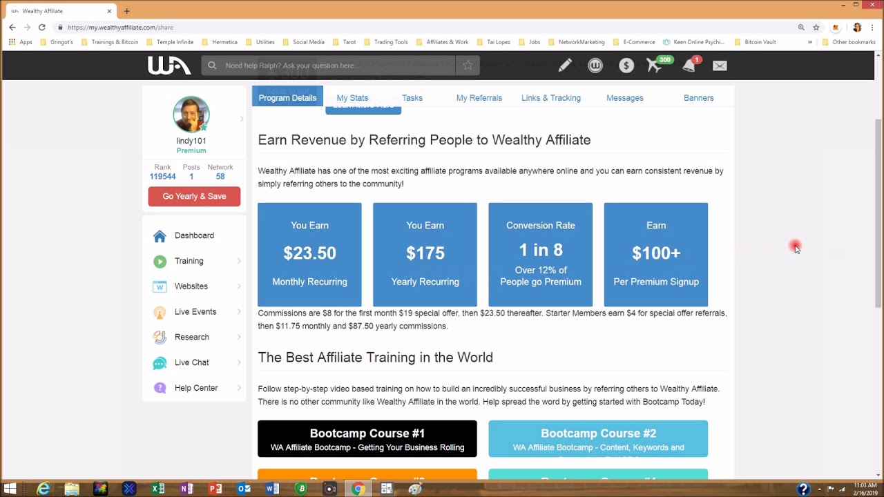 Wealthy Affiliate Comp Plan