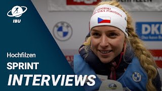 World Cup 22/23 Hochfilzen: Women Sprint Interviews