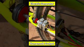 Making Generator For Bicycle🦽| Mobile Charging Generator #Shorts #Howtomake #Youtubeshorts