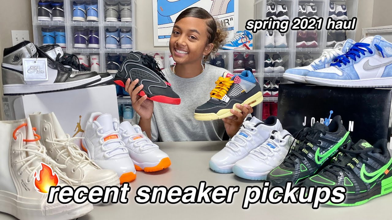 Recent Sneaker Pickups | Sneaker Haul 2021 | LexiVee - YouTube