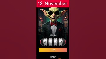 Goblin mine game vip code for today 18th November #ytshorts #puzzle #code # goblinmine