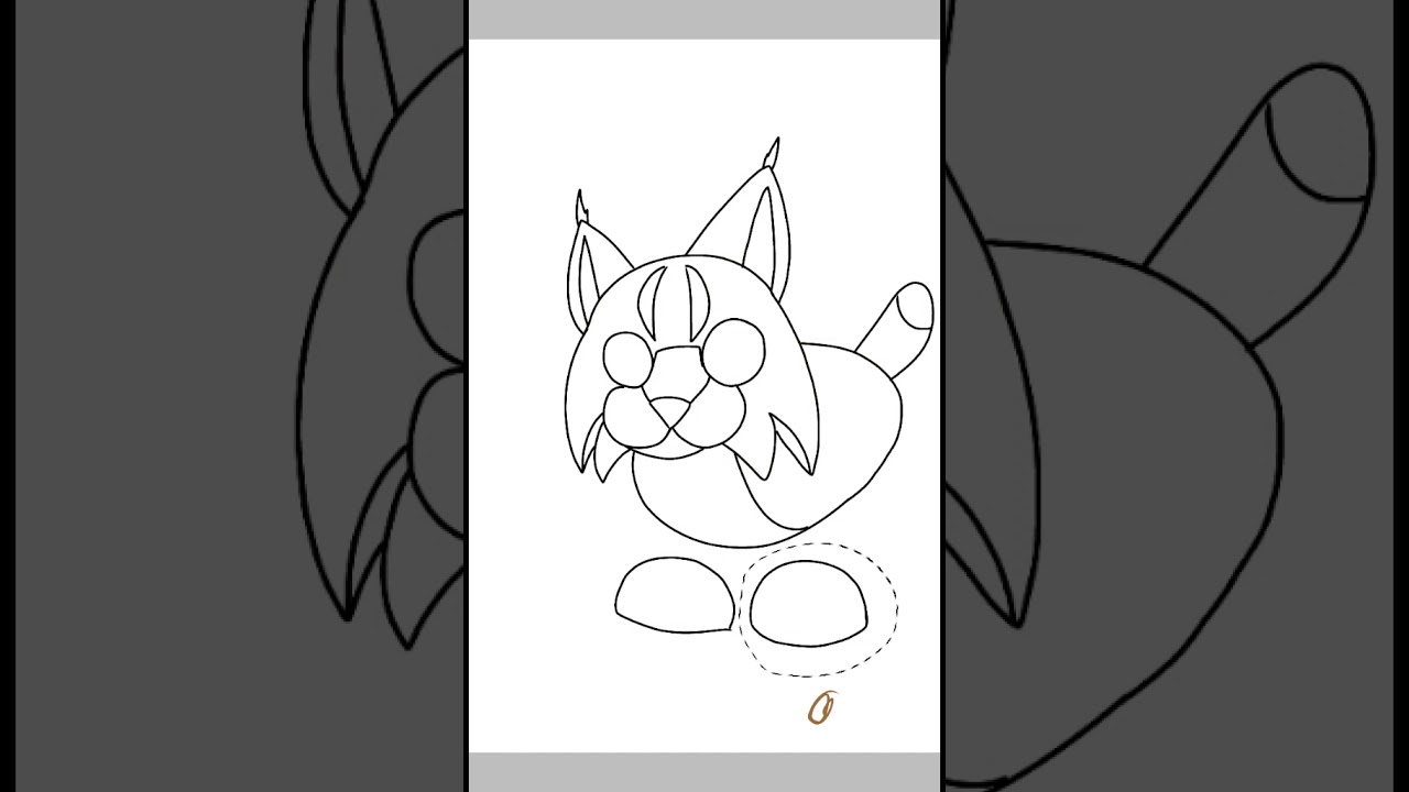 Lynx - Adopt Me Real Draw Game Speedpaint