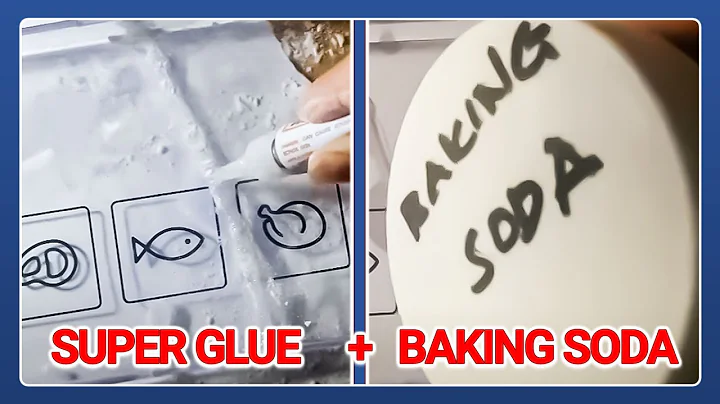 #diy fix broken refrigerator plastic compartment's cover with superglue and baking soda