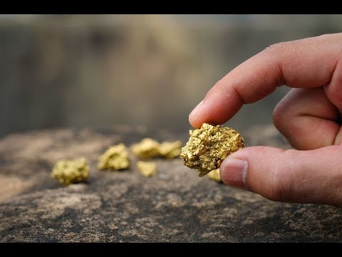 Как золото моют в горах