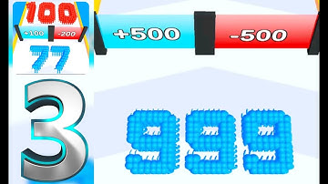 Crowd Number Run 3D - Gameplay Walkthrough Part 3 Levels 14-15 (Android,ios)