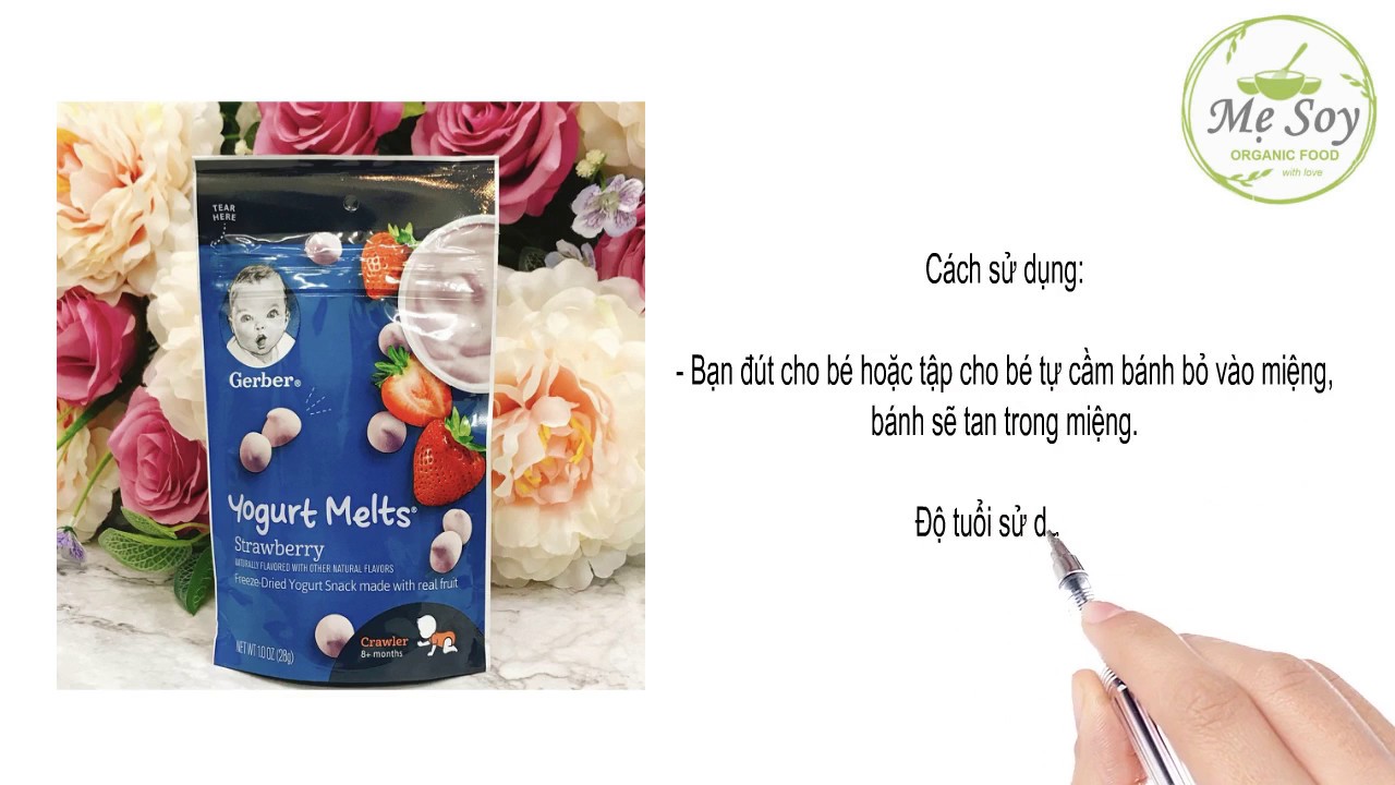 Sữa Chua Khô Cho Bé Đủ Vị – Yogurt Melts Gerber