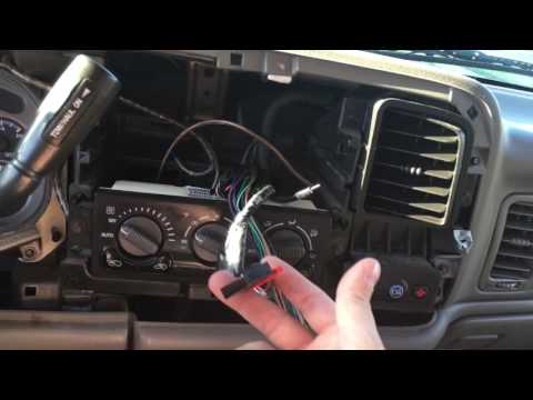 How to install aftermarket stereo with a stock Bose sound system Tahoe, Yukon, Suburban, Escalade
