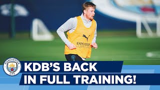 Kevin De Bruyne is back! | Man City Training | Ready for Watford!