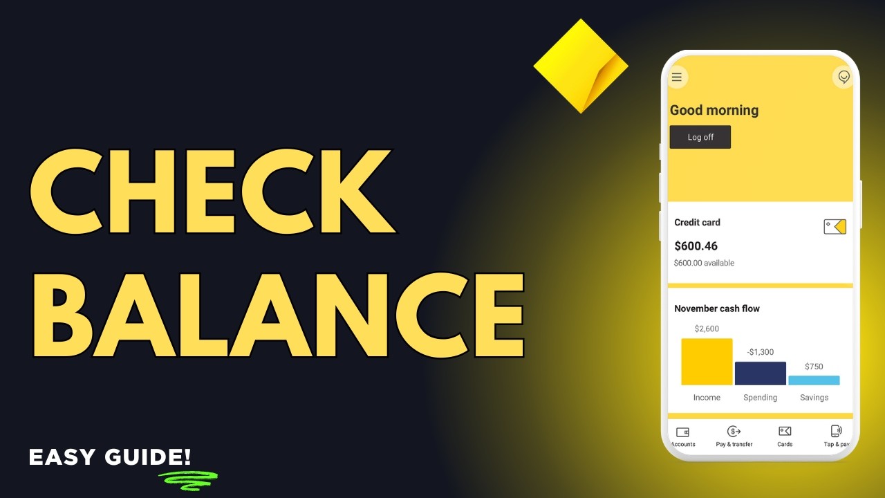 How to Check CommBank Account Balance - YouTube
