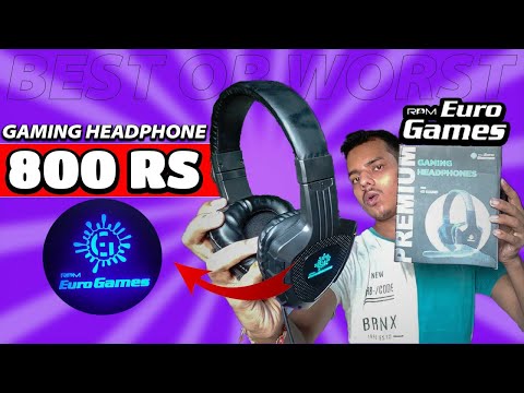 RPM Euro Games Gaming Earphones Unboxing 