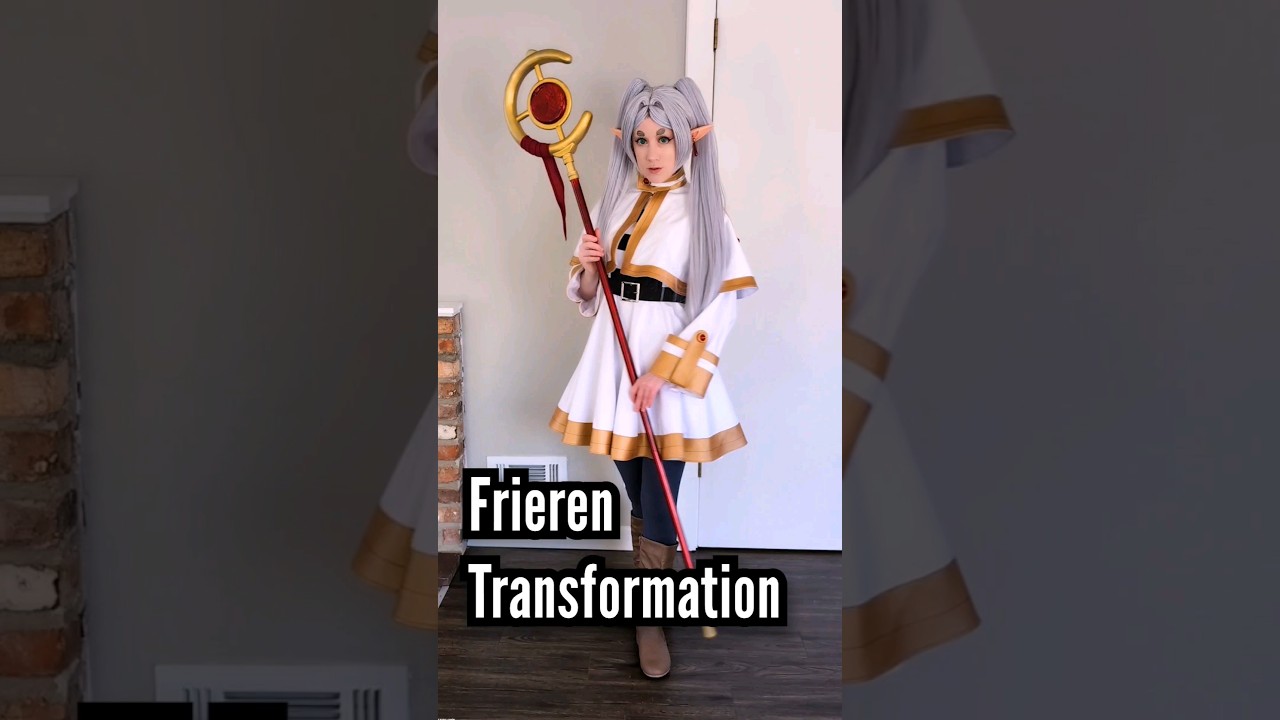 Becoming Frieren from Frieren Beyond Journey's End | Cosplay Transformation #cosplay #anime