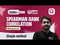 Spearman rank correlation | Simple method malayalam | Psyq learning | IGNOU BAPCH